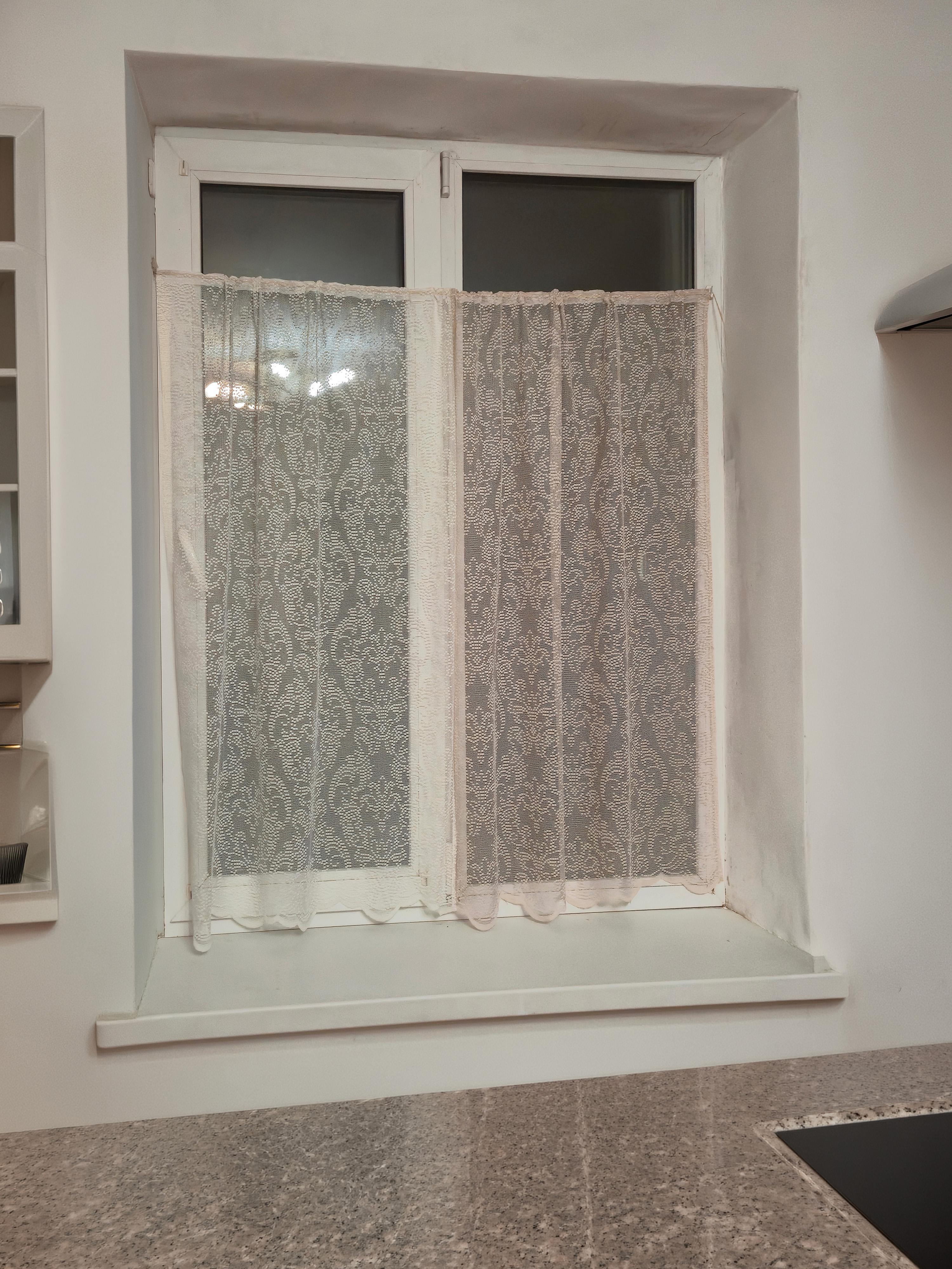 Комплект занавесок на створку окон Firanka Damask 2 шт. 155x110 см Бежевый/Молочный (12_1ф)