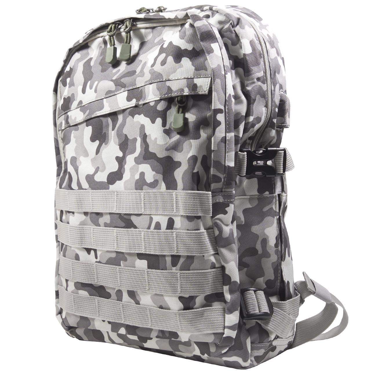 Рюкзак городской KAKA KA-666 Camouflage Grey