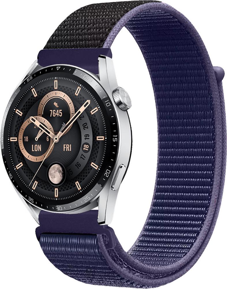 Ремешок нейлоновый Sport Loop для Huawei Watch GT3 46 мм Midnight Blue (16553-4D)