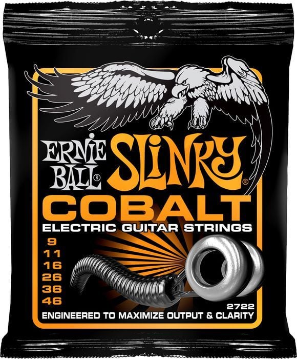 Струни для електрогітари Ernie Ball 2722 Cobalt 9-46 Hybrid Slinky (634)