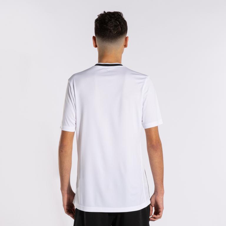 Футболка Joma 102838.201 Europa V Short Sleeve T-Shirt M White/Black (8445456393207) - фото 2