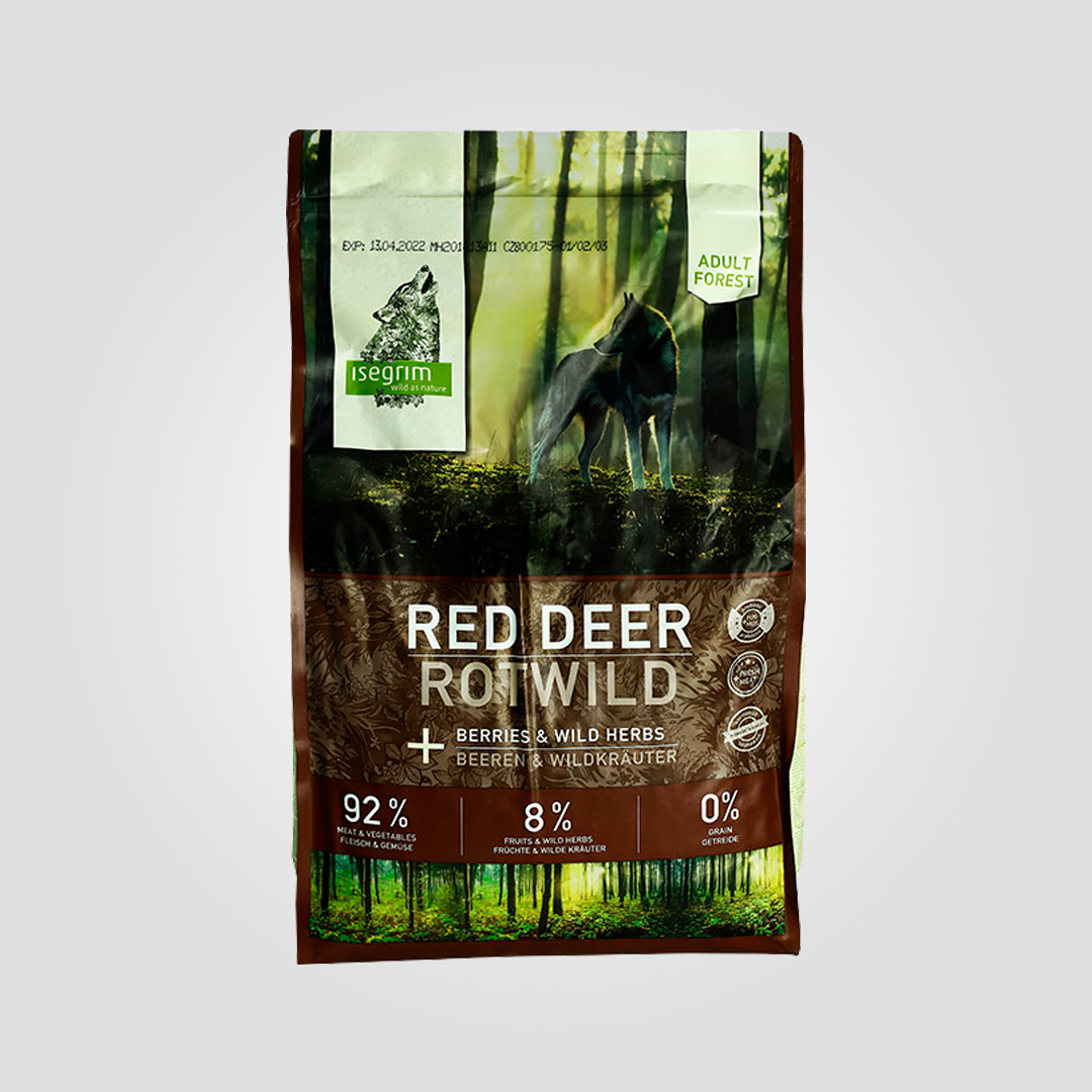 Корм сухой для собак Isegrim Red Deer оленина с ягодами и травами 3 кг (20502792)