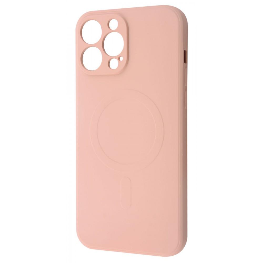 Чехол с поддержкой magsafe WAVE Colorful Case with MagSafe (TPU) iPhone 13 pink sand