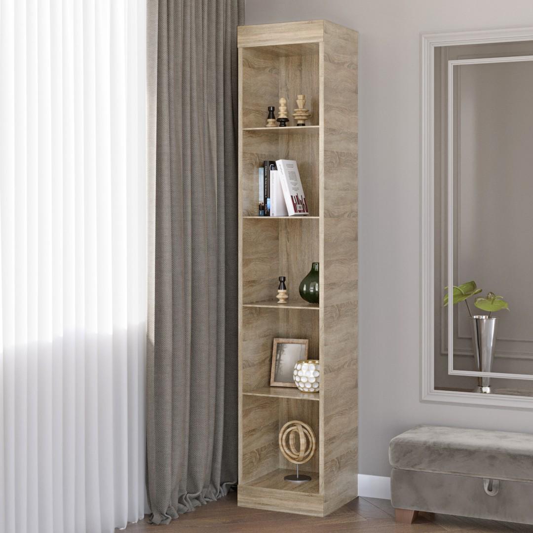 Пенал Everest Соната открытый 400х376х2050 мм Сонома (11271) - фото 3 Пенал Everest Соната открытый 400х376х2050 мм Сонома (11271) - фото 3