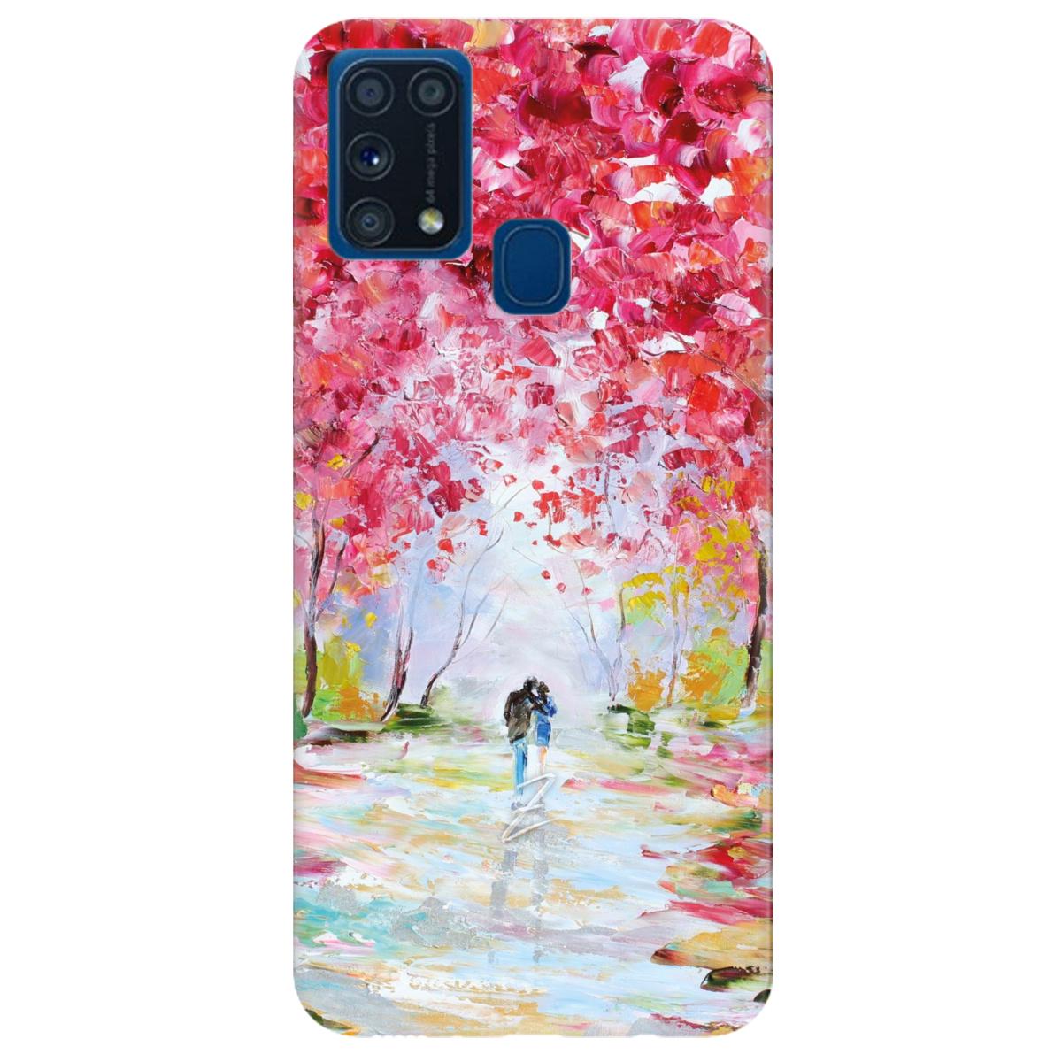 Силиконовый чехол Zorrov для Samsung Galaxy M31 - Paseo romántico (14190040009090789)