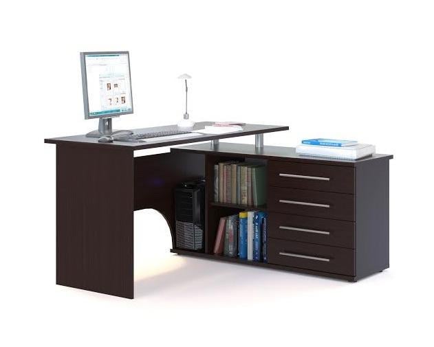 Компьютерный стол угловой XDesk 109 справа 1400x1200 мм Венге (КСXD109)