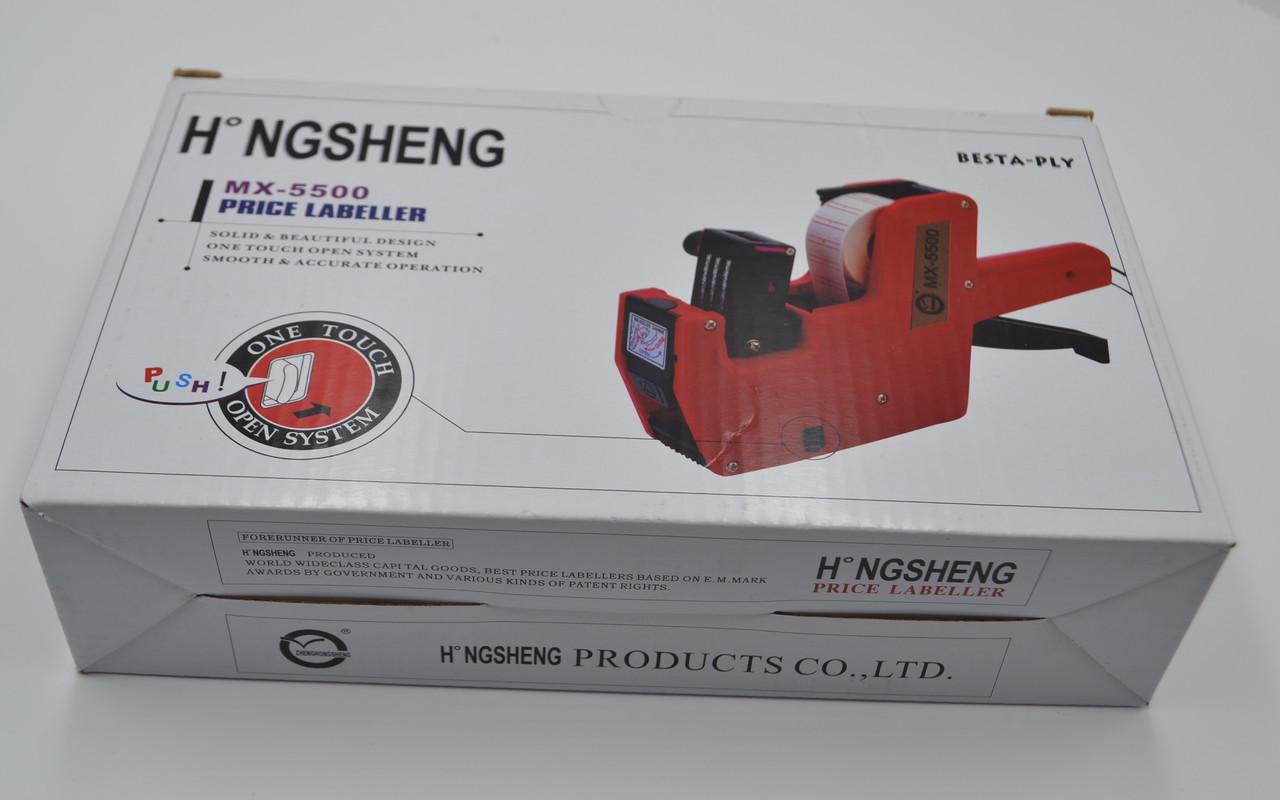 Этикет пистолет Hongsheng MX-5500 принтер ценников Red (iz00065) - фото 6