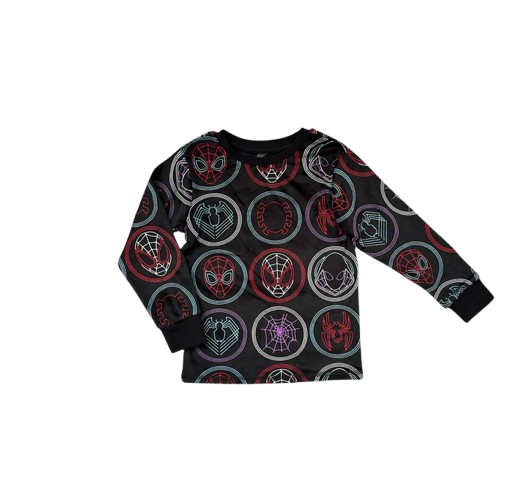 Лонгслив велюровый George 5/6 лет 110-116 см Черный