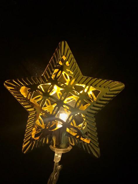 Гірлянда новорічна світлодіодна Decorative Light Зірка 20 Led (100663)
