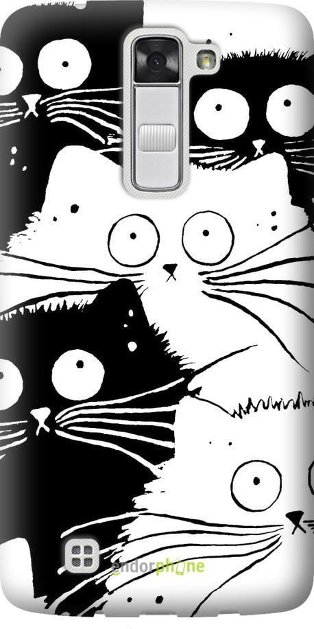 Чохол на LG K8 K350E Коти v2 (3565u-297-42517)