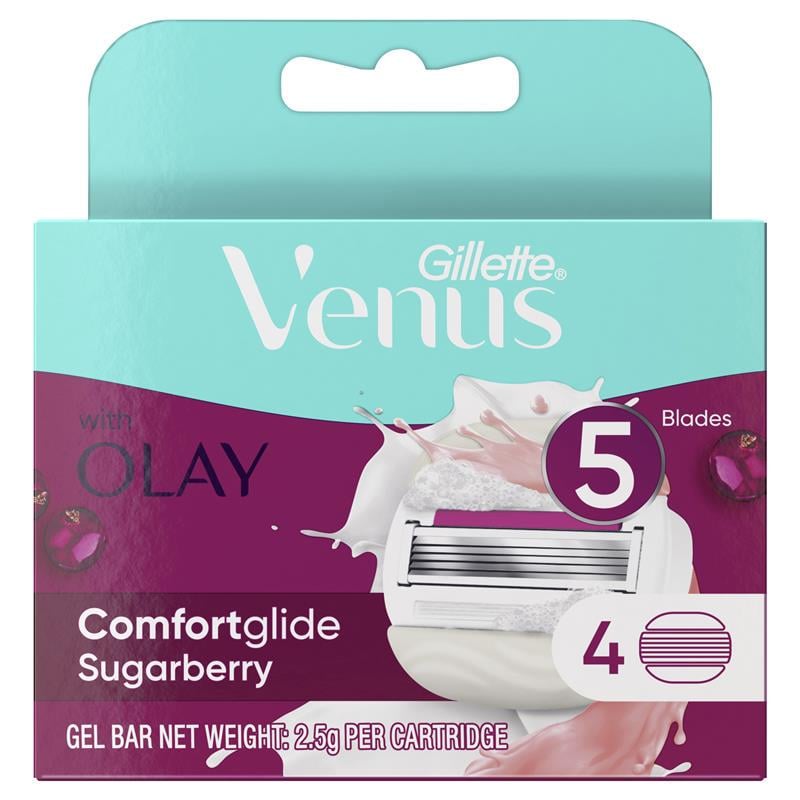 Картриджи сменные для бритья женские Venus & Olay 5 лезвий 4 шт. (7499329)