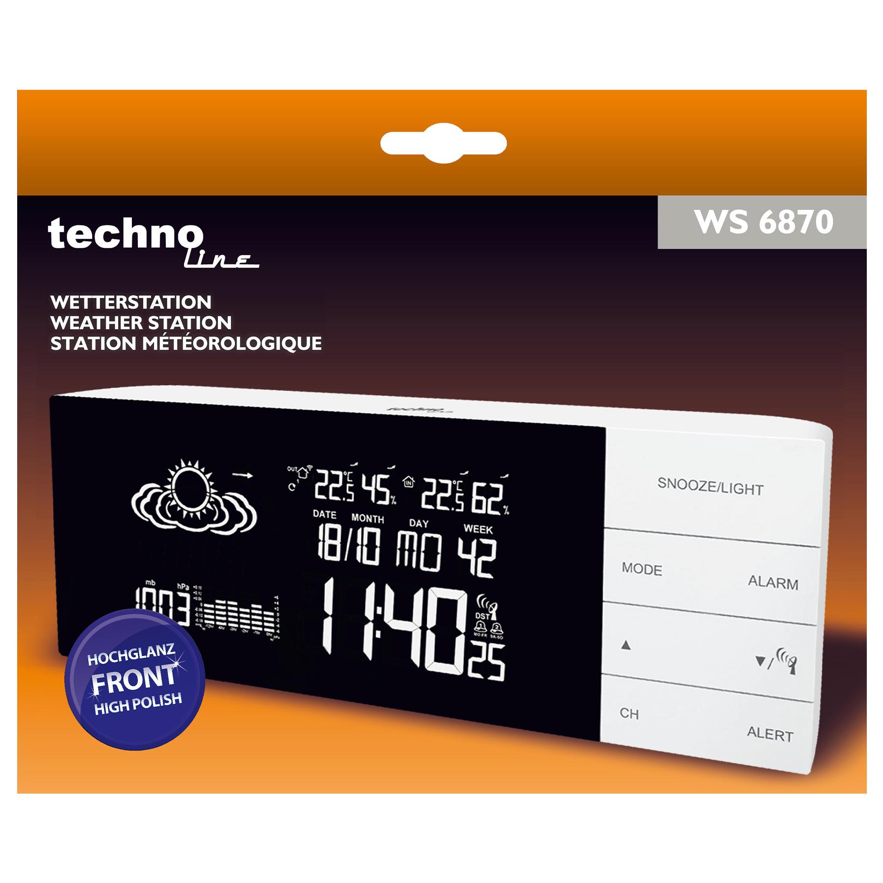 Метеостанція Technoline WS6870 White (WS6870) - фото 4