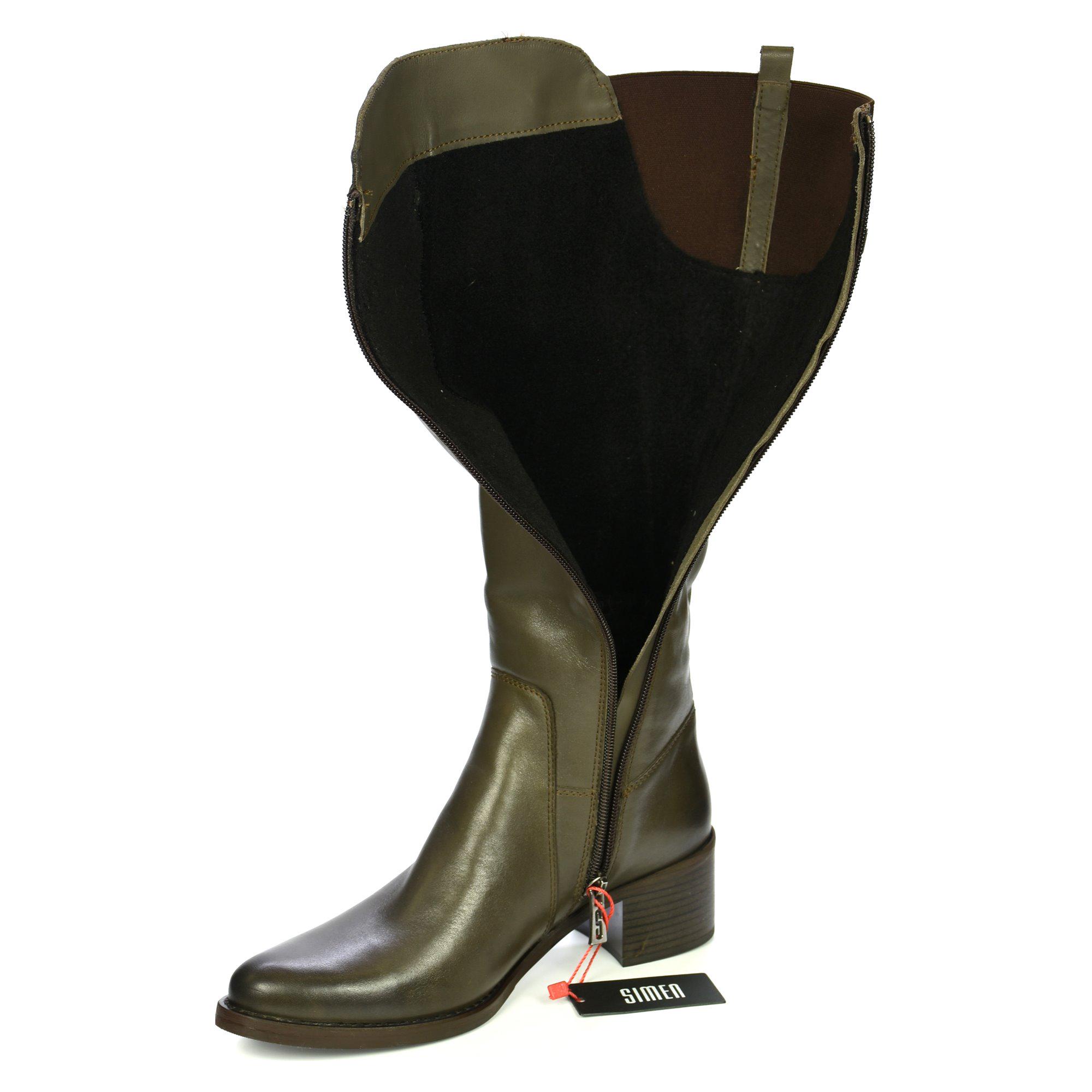 Чоботи жіночі зимові Simen р. 41 Зелений (011282-41) - фото 6 Чоботи жіночі зимові Simen р. 41 Зелений (011282-41) - фото 6
