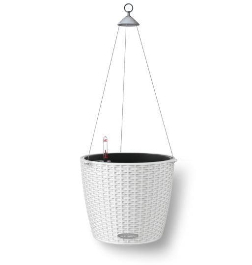 Вазон Lechuza Cottage Nido 28 6 л Белый (15190 Line)