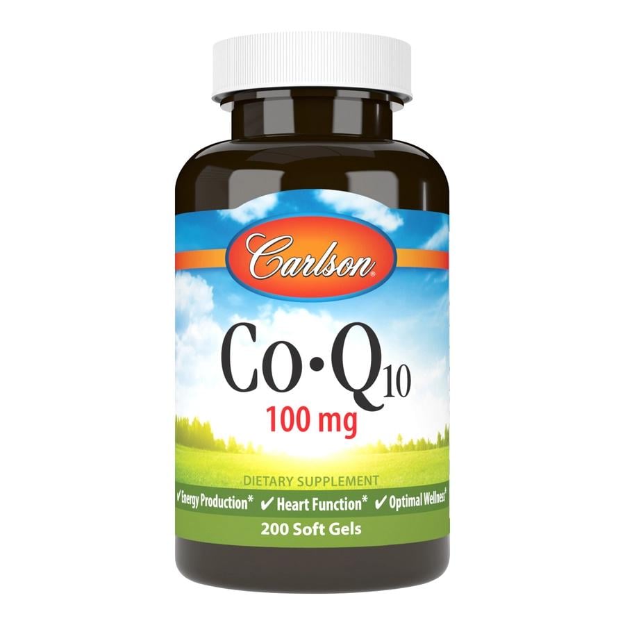 Натуральная добавка Carlson Labs CoQ10 100 мг 200 капс. (8986)