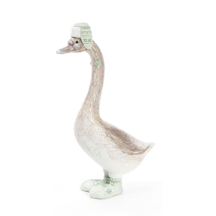 Декоративная статуэтка BonaDi Гусь в шапочке Зеленый (707-230)