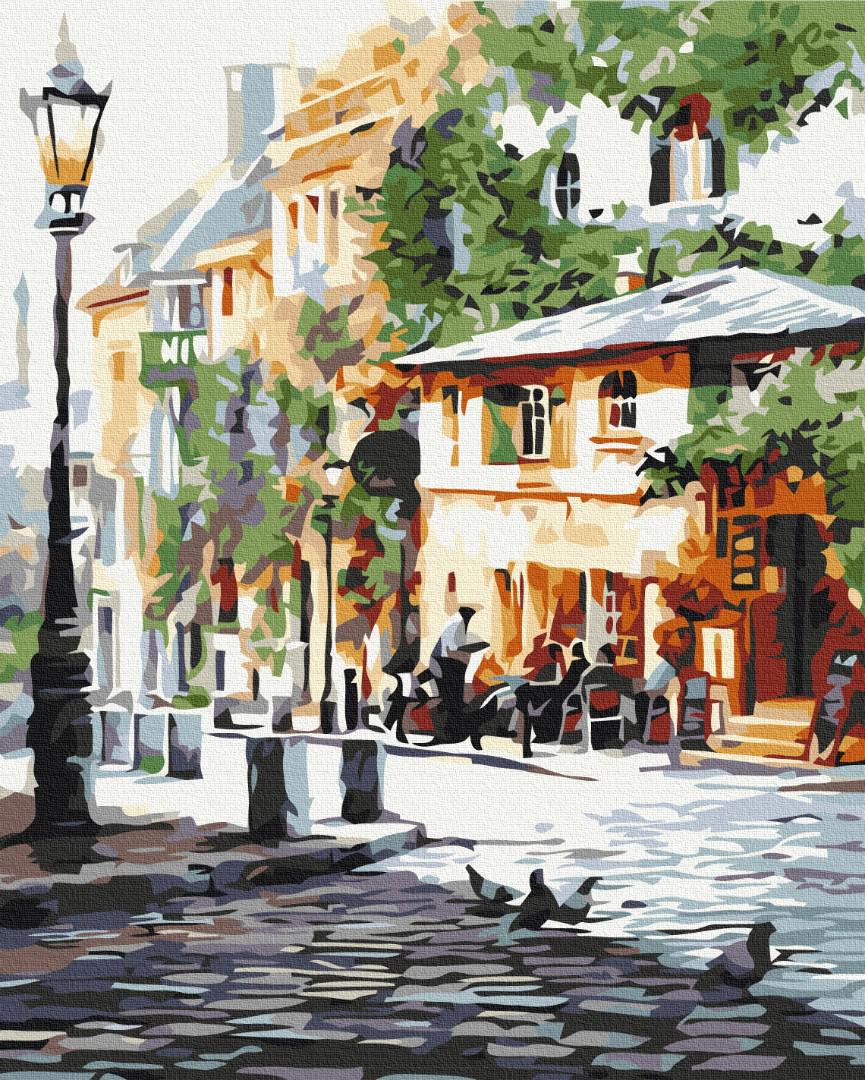 Картина за номерами Brushme Літнє кафе 48x60 см (BS8875L)