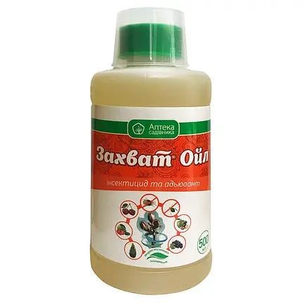 Экоинсектицид Ukravit Захват Ойл для защиты плодовых культур и виноградников 500 мл (1998-192)