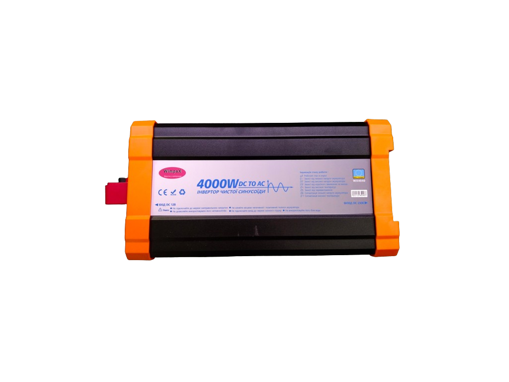 Инвертор преобразователь 4000W чистый синусоид Wimpex с 12 на 220 в для дома
