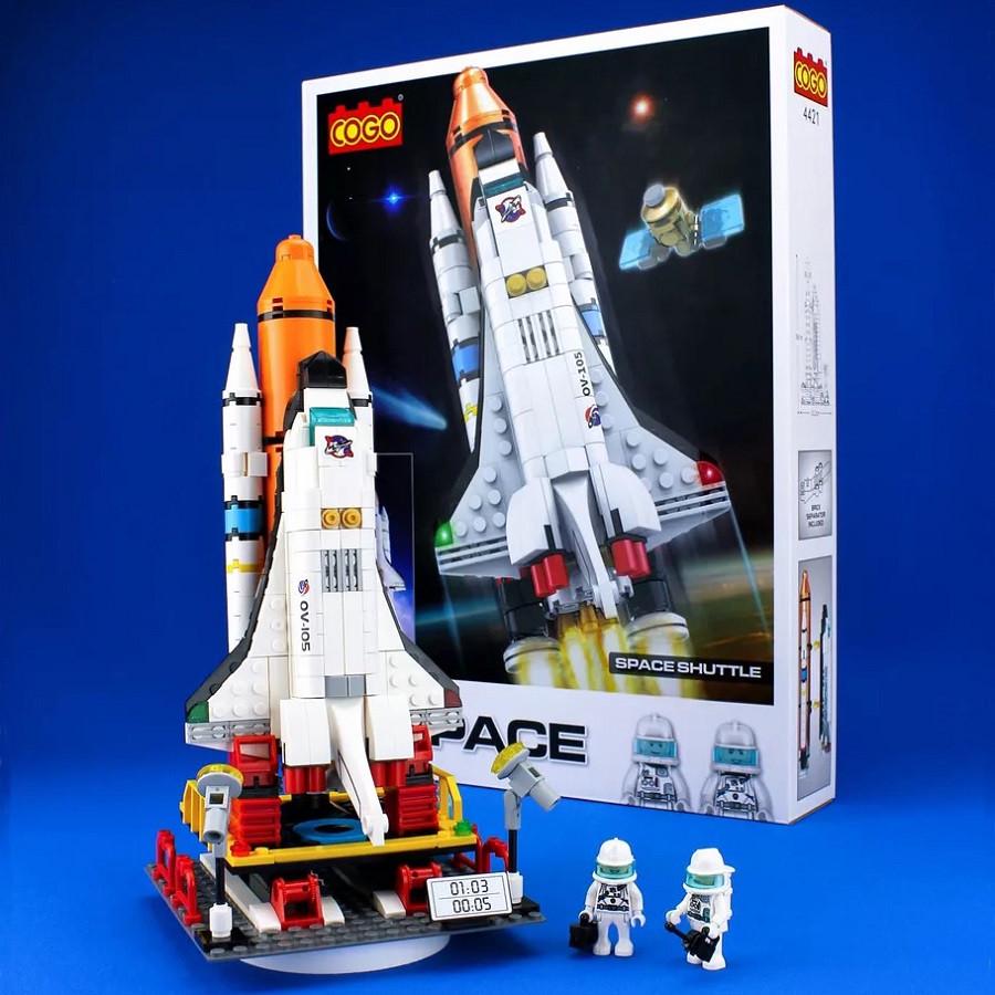 Конструктор для детей COGO Космический Шаттл с площадкой для запуска 404 дет. (28444247) - фото 2 Конструктор для детей COGO Космический Шаттл с площадкой для запуска 404 дет. (28444247) - фото 2