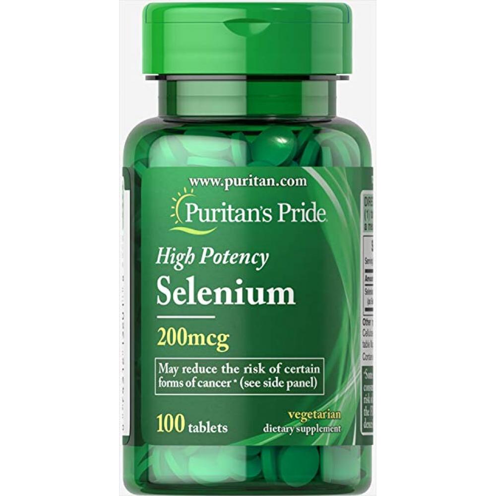 Натуральная добавка Selenium 200 mg -100 tabs (100-95-9506743-20)