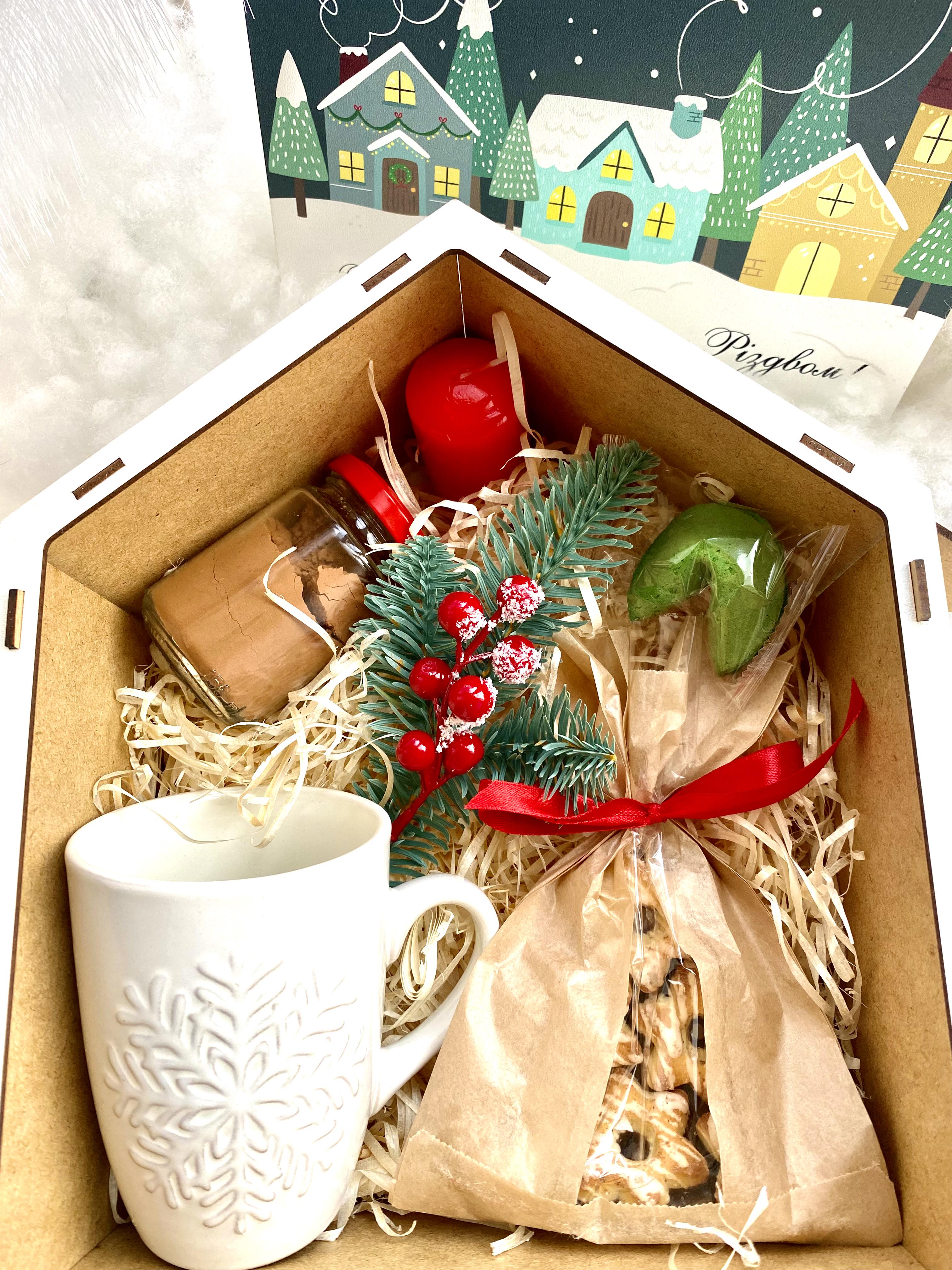 Новогодний Бокс Сказочный домик с какао (13735588) - фото 4 Новогодний Бокс Сказочный домик с какао (13735588) - фото 4