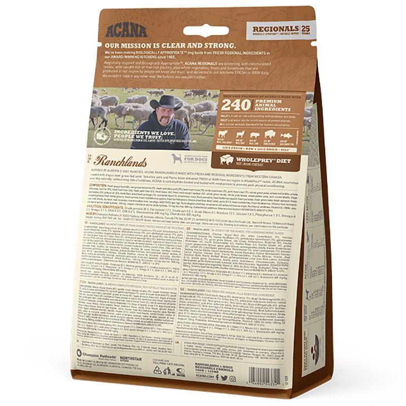 Корм сухий для собак різних порід ACANA RANCHLANDS DOG з червоним м'ясом і рибою 6 кг (a54360) - фото 7