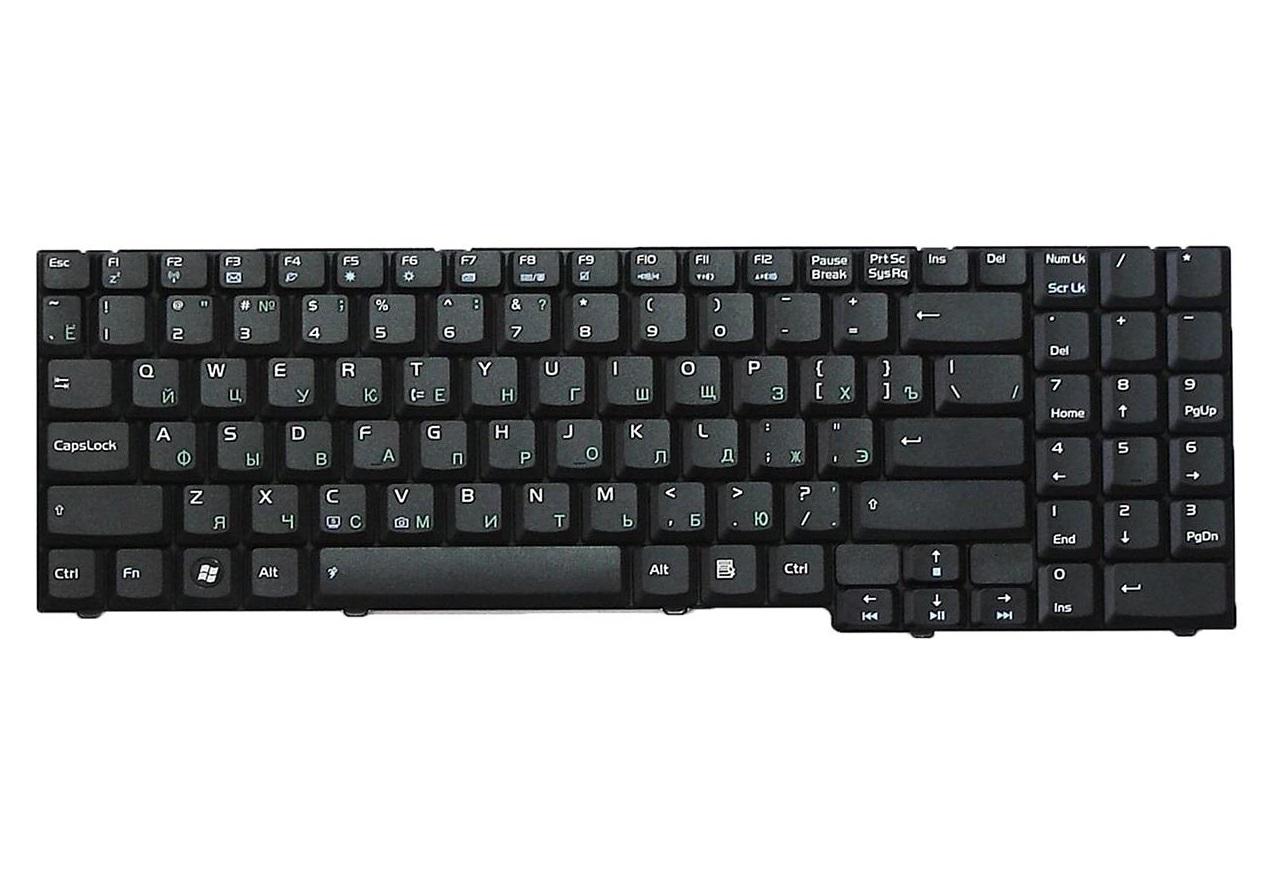 Клавиатура для ноутбука Asus M70 M70 матовая (04GNED1KRU00)