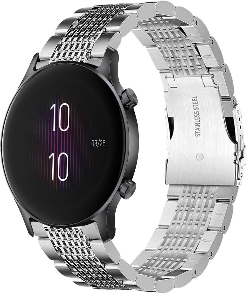 Ремешок металлический Gripix для Haylou LS04 RS3 Silver (42068-59)