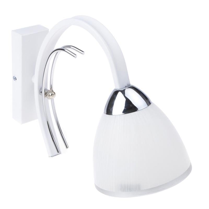 Бра направленного света настенное накладное Brille LK-548W/1 E27 WH 26-284