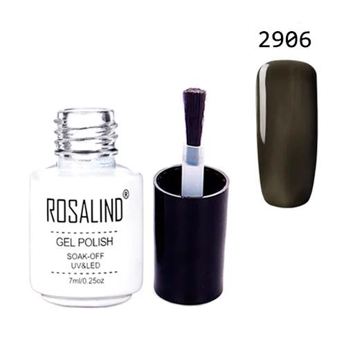 Гель-лак для ногтей маникюра Rosalind 7 мл шеллак для UV LED 2906 Dark Grey (357971) Гель-лак для ногтей маникюра Rosalind 7 мл шеллак для UV LED 2906 Dark Grey (357971)