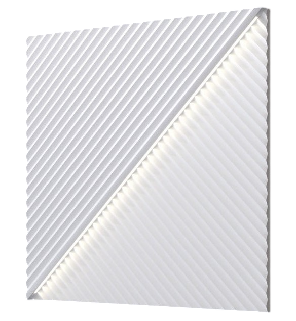 3D-панель гіпсова Топ Лайн 500x500x16 мм Білий (30183158)