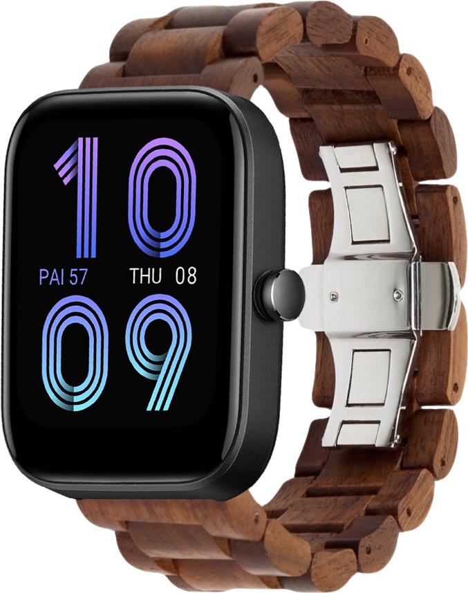 Ремешок деревянный WoodLock для Amazfit Bip 3/Pro Brown (28284-30)
