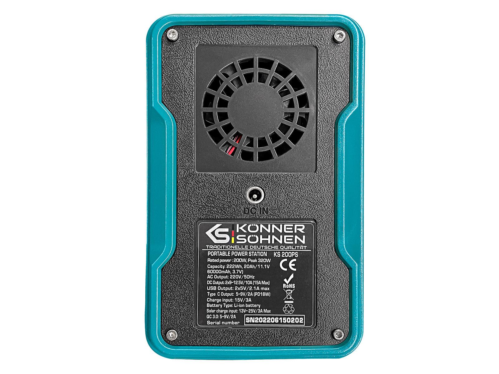 Зарядная станция Konner & Sohnen KS 200PS (18349184) - фото 9