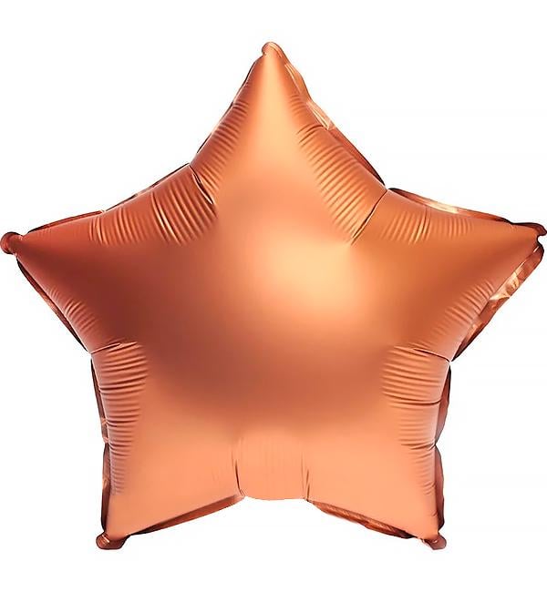 Повітряні кулі Star 45 см Бронзовий
