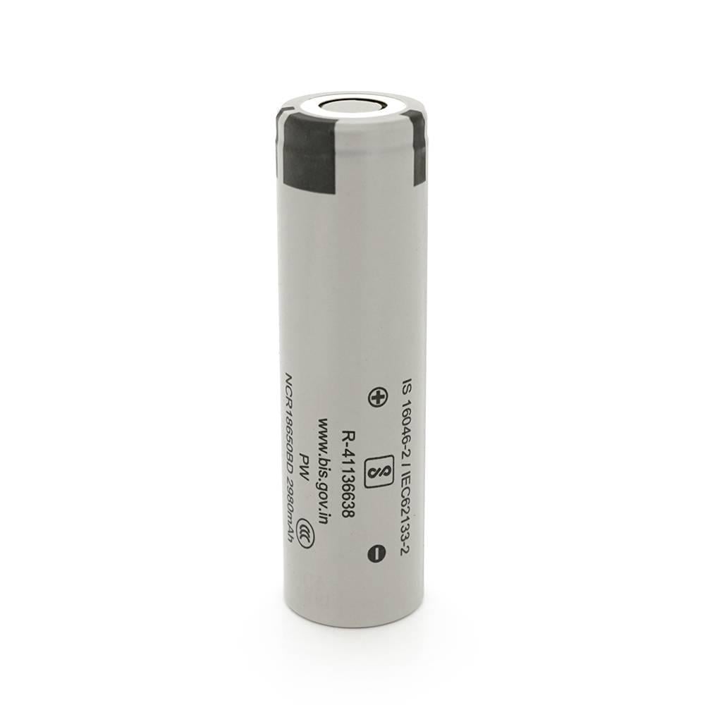 Акумулятор 18650 Li-Ion Panasonic NCR18650BD 2980mAh 10A 4,2/3,6/2,5V Gray (27940)