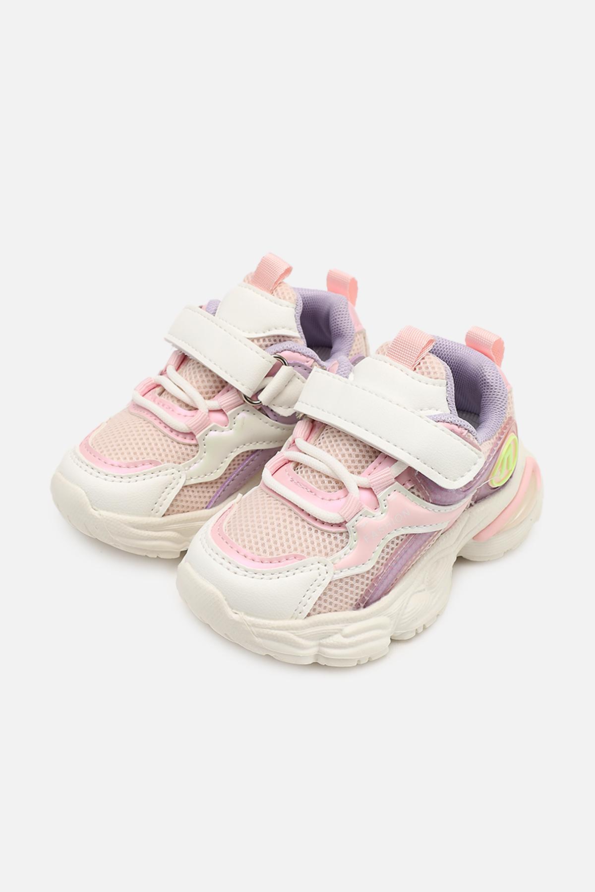 Кроссовки для девочки ЦБ-00273926 на плоской подошве р. 21 Розовый (SKT001056949) - фото 3