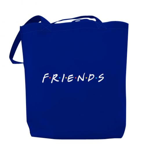 Шоппер Friends 37x41 см Синий (340913-5-43770)