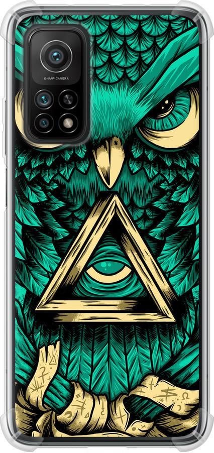 Чехол на Xiaomi Mi 10T Сова Арт-тату (3971sp-2096-42517)