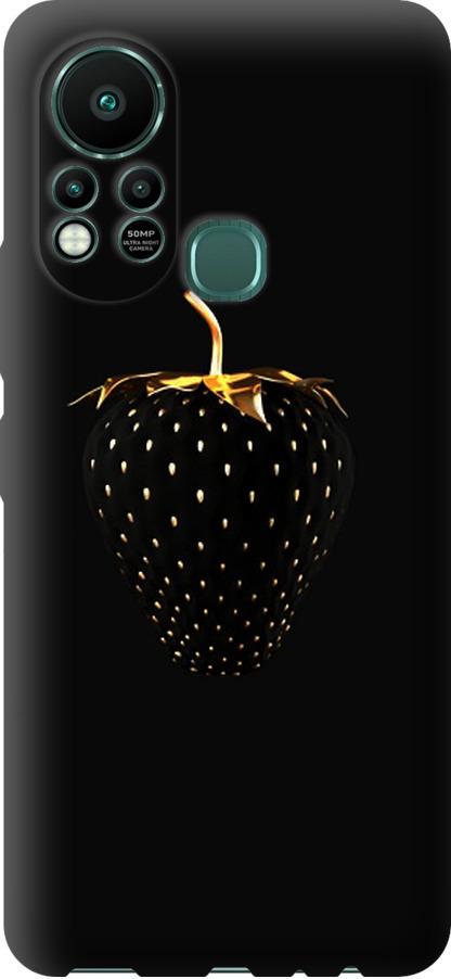 Чехол на Infinix Hot 11S Черная клубника (3585u-2757-42517)