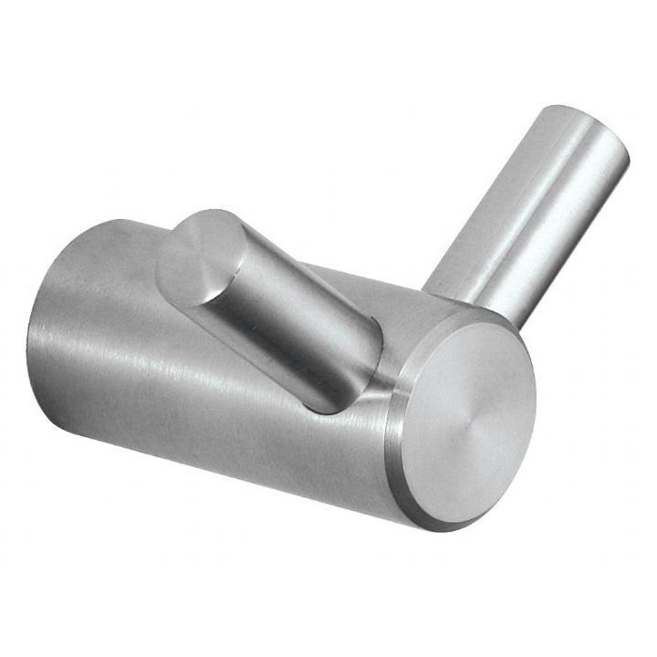 Крючок двойной NOFER ROMA из нержавеющей стали Серебряный (LM-16821.S)