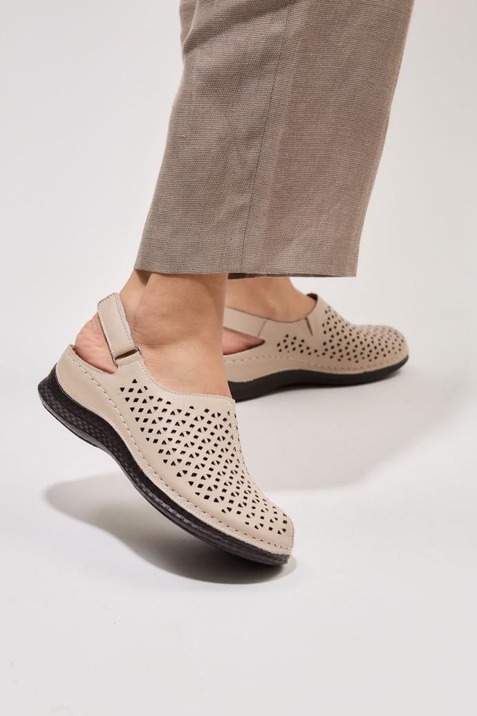 Сандалии женские ALLSY на платформе р. 38 Бежевый (195154)