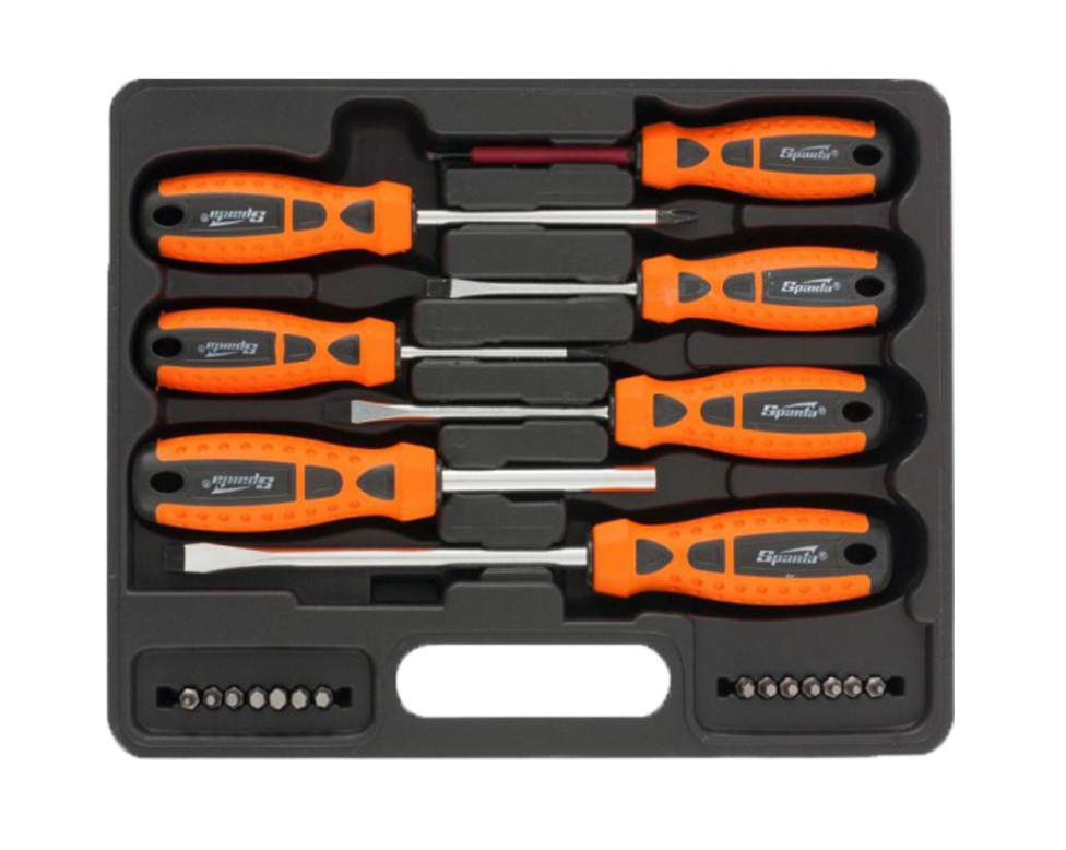 Набір викруток з бітами Sparta 21 од. в кейсі (13309)