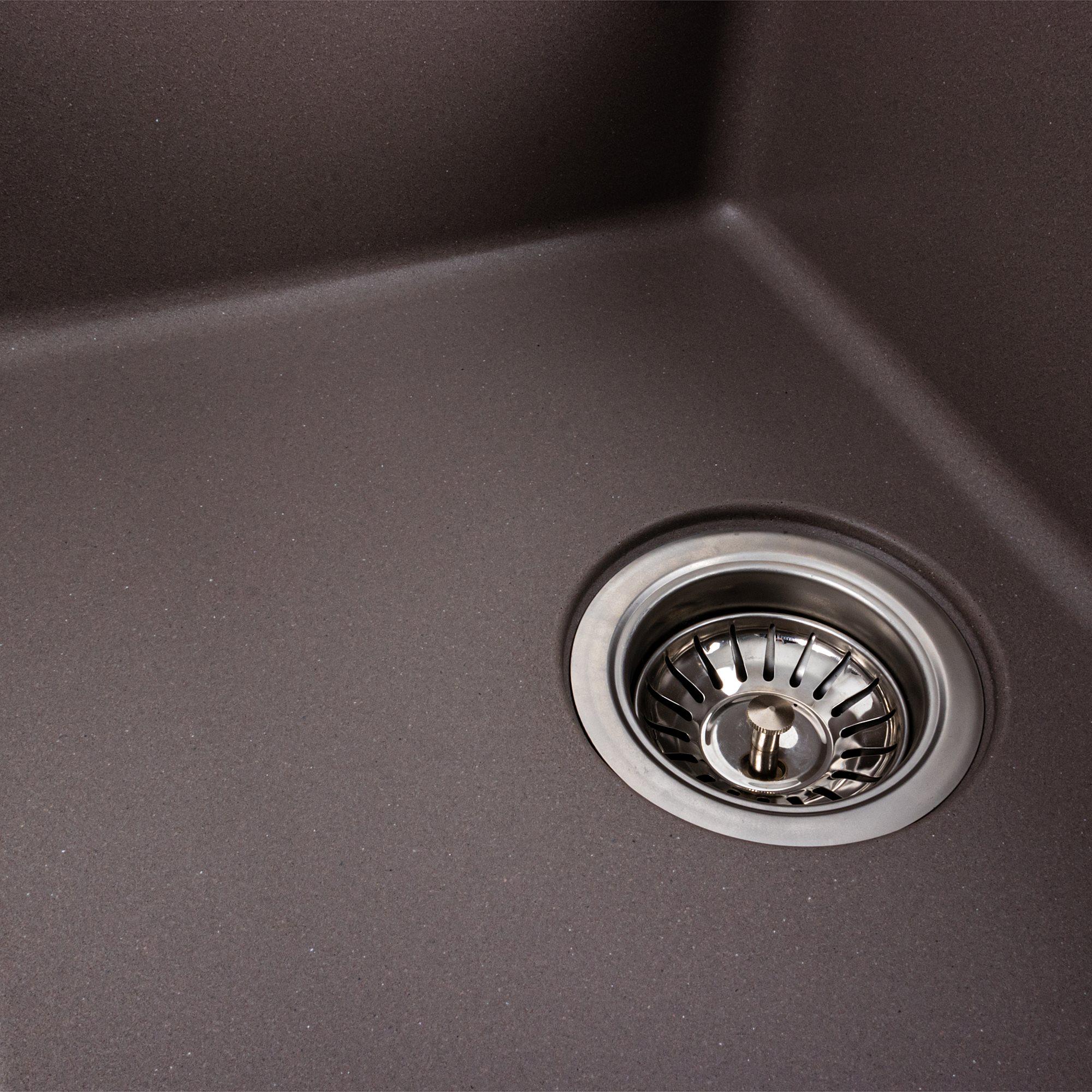 Мойка для кухни гранитная Platinum 6250 ZIRKONE матовая Дюна - фото 5 Мойка для кухни гранитная Platinum 6250 ZIRKONE матовая Дюна - фото 5