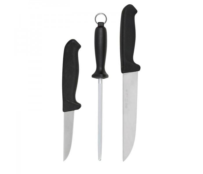 Набор ножей и мусаты Morakniv нержавеющая сталь 2 шт. Черный (2208692124)