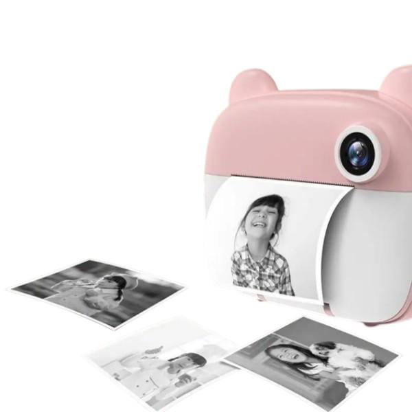 Фотоапарат дитячий з миттєвим друком Happy Day Рожевий - фото 8 Фотоапарат дитячий з миттєвим друком Happy Day Рожевий - фото 8