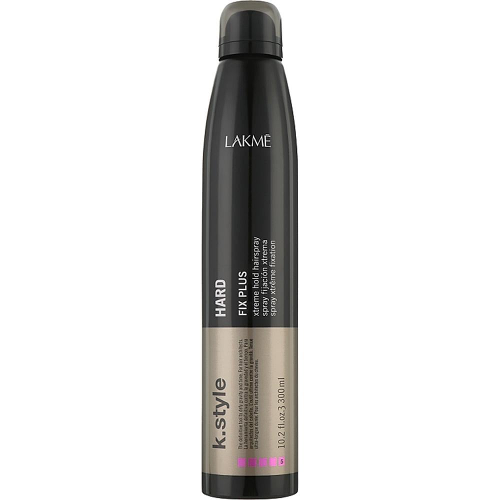 Лак-спрей для волос Lakme K.style Hard Fix Plus Xtreme Hold Spray экстра сильной фиксации 300 мл (46113)