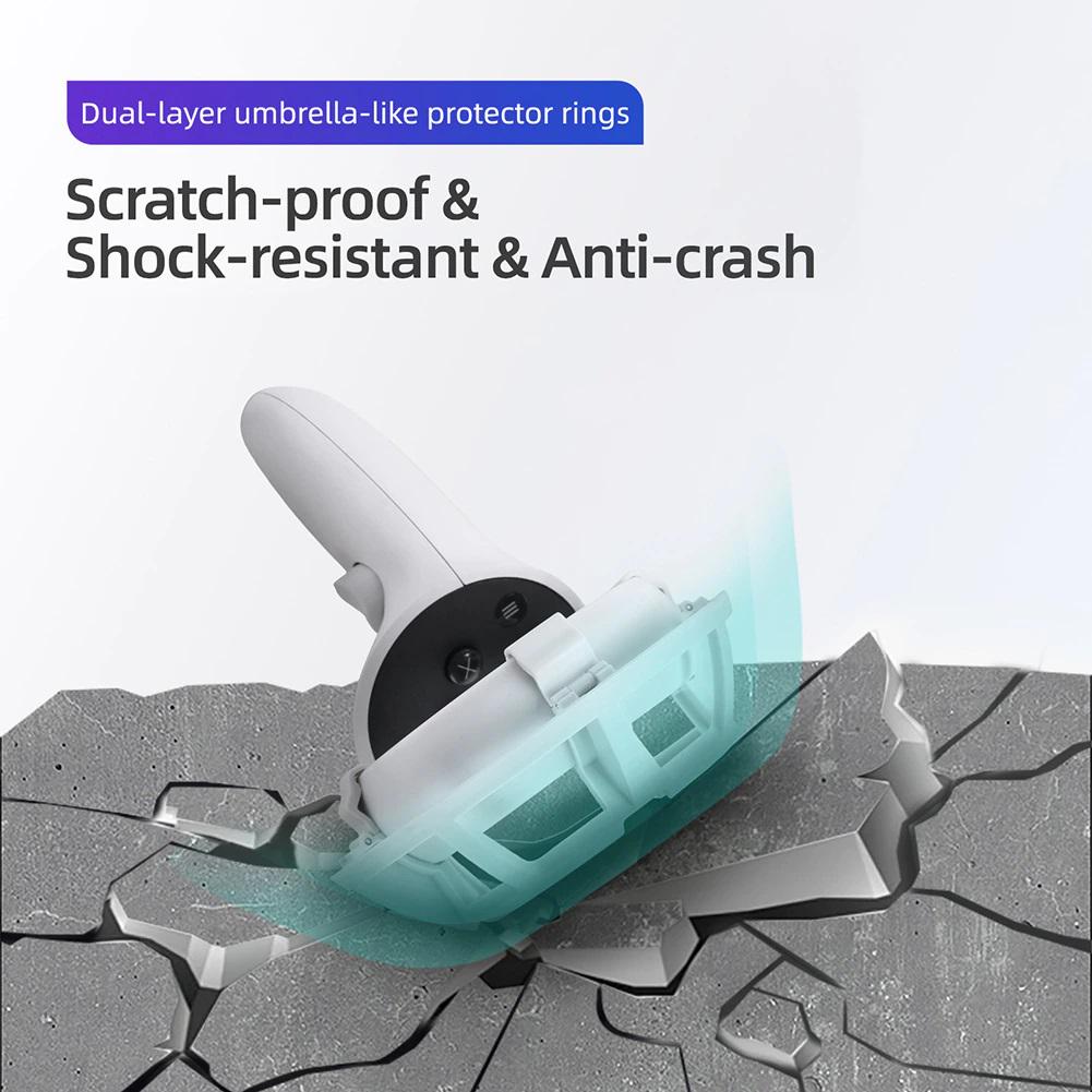 Защитные рамки для контроллеров Oculus Quest 2 White (ACS-ZRMFCOQ2wh) - фото 4 Защитные рамки для контроллеров Oculus Quest 2 White (ACS-ZRMFCOQ2wh) - фото 4