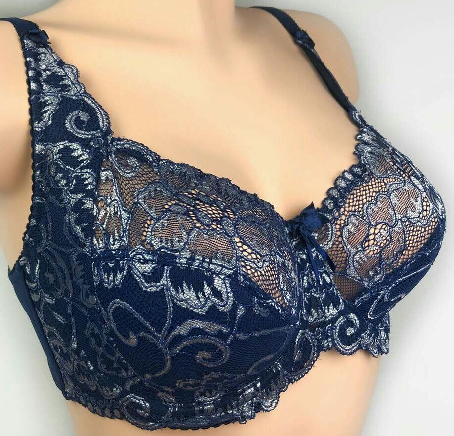 Бюстгальтер з кісточками Lanny Mode напівпоролон 90G Синій (11911)