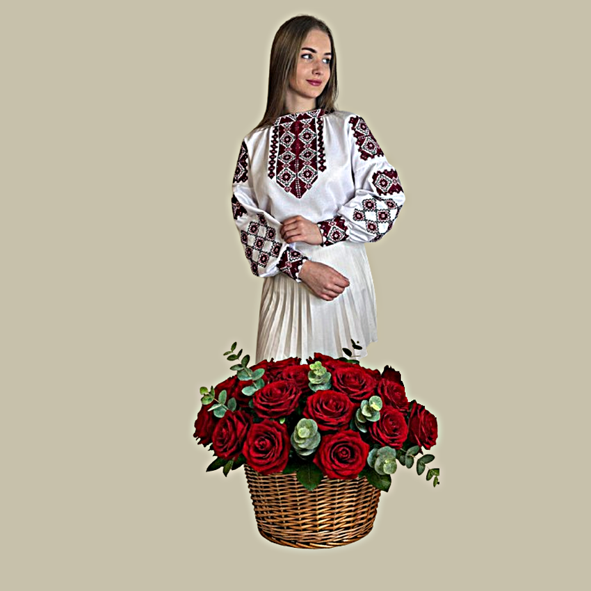 Рубашка-вышиванка авторская р. 46 (5656355311)